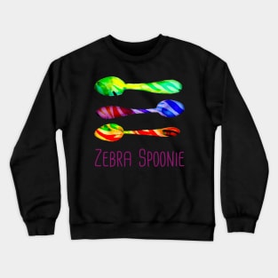 Zebra Spoonie! Crewneck Sweatshirt